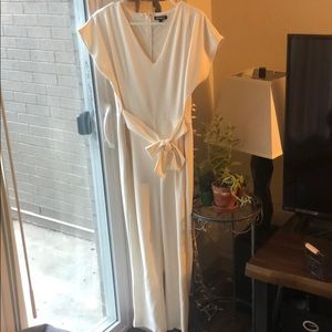 Express white jumpsuit